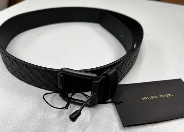 Bottega Veneta Intrecciato Buckle Belt