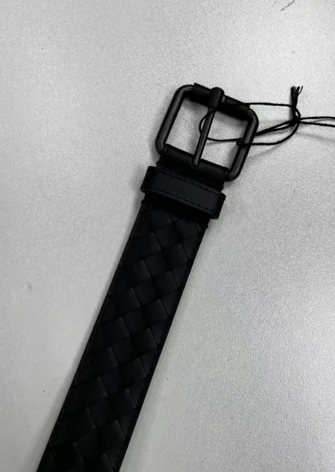 Bottega Veneta Intrecciato Buckle Belt