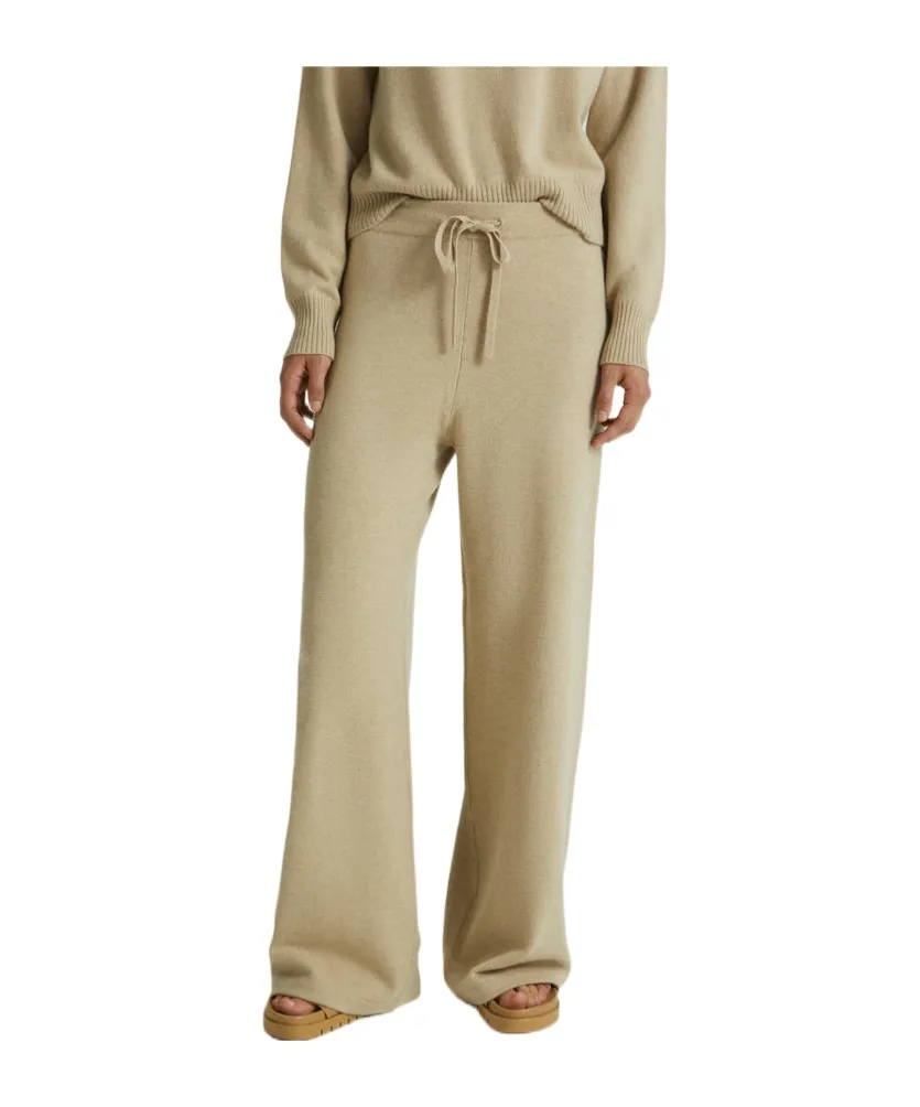 Knitted Wide-Leg Trousers