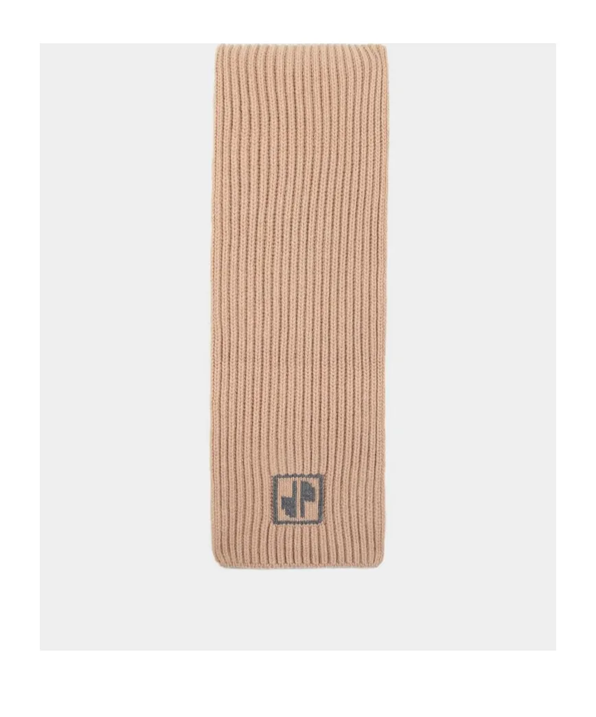 Patou Logo Intarsia Knit Scarf