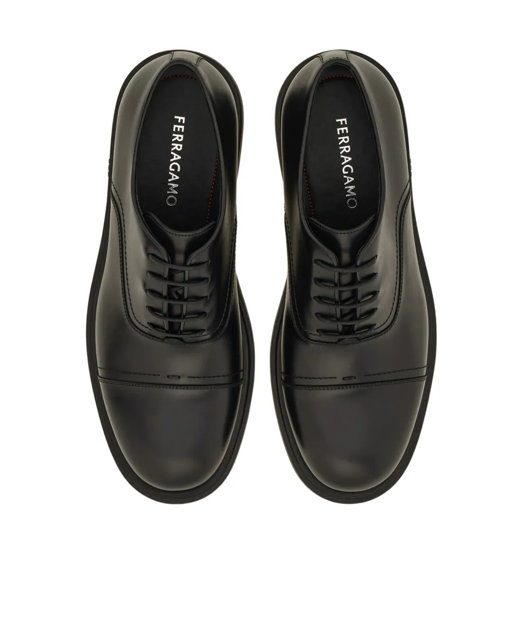 Salvatore Ferragamo Toe Cap Lace-Up Oxford Shoes