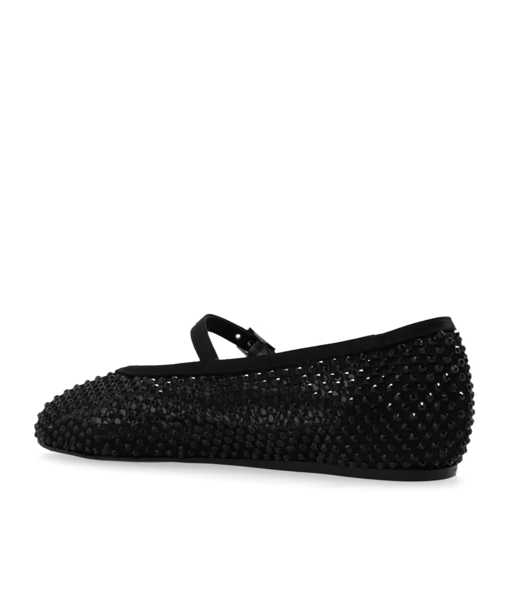 Gilda Crystal-Embellished Ballerina Shoes