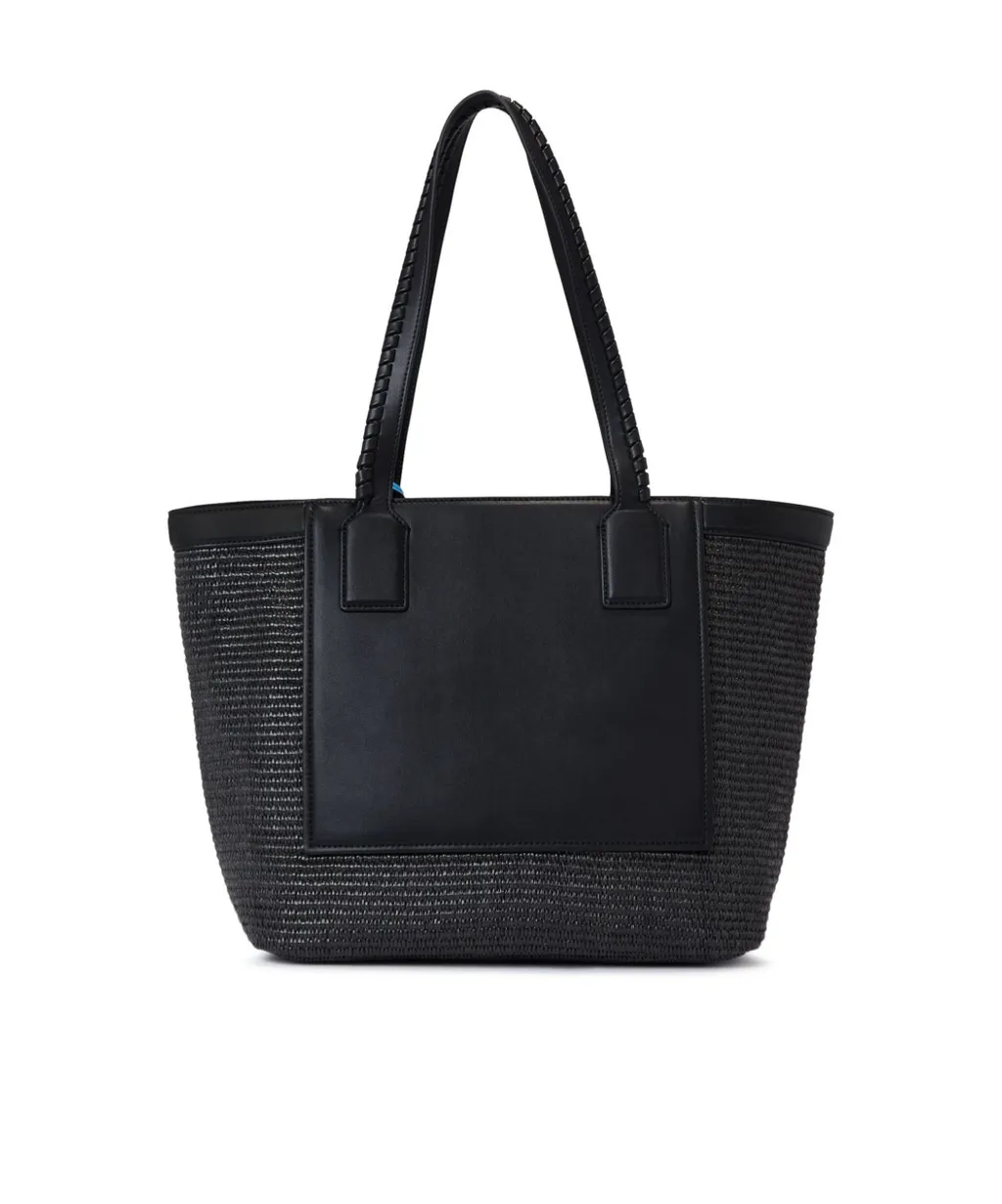 Rue St-Guillaume Raffia Tote Bag
