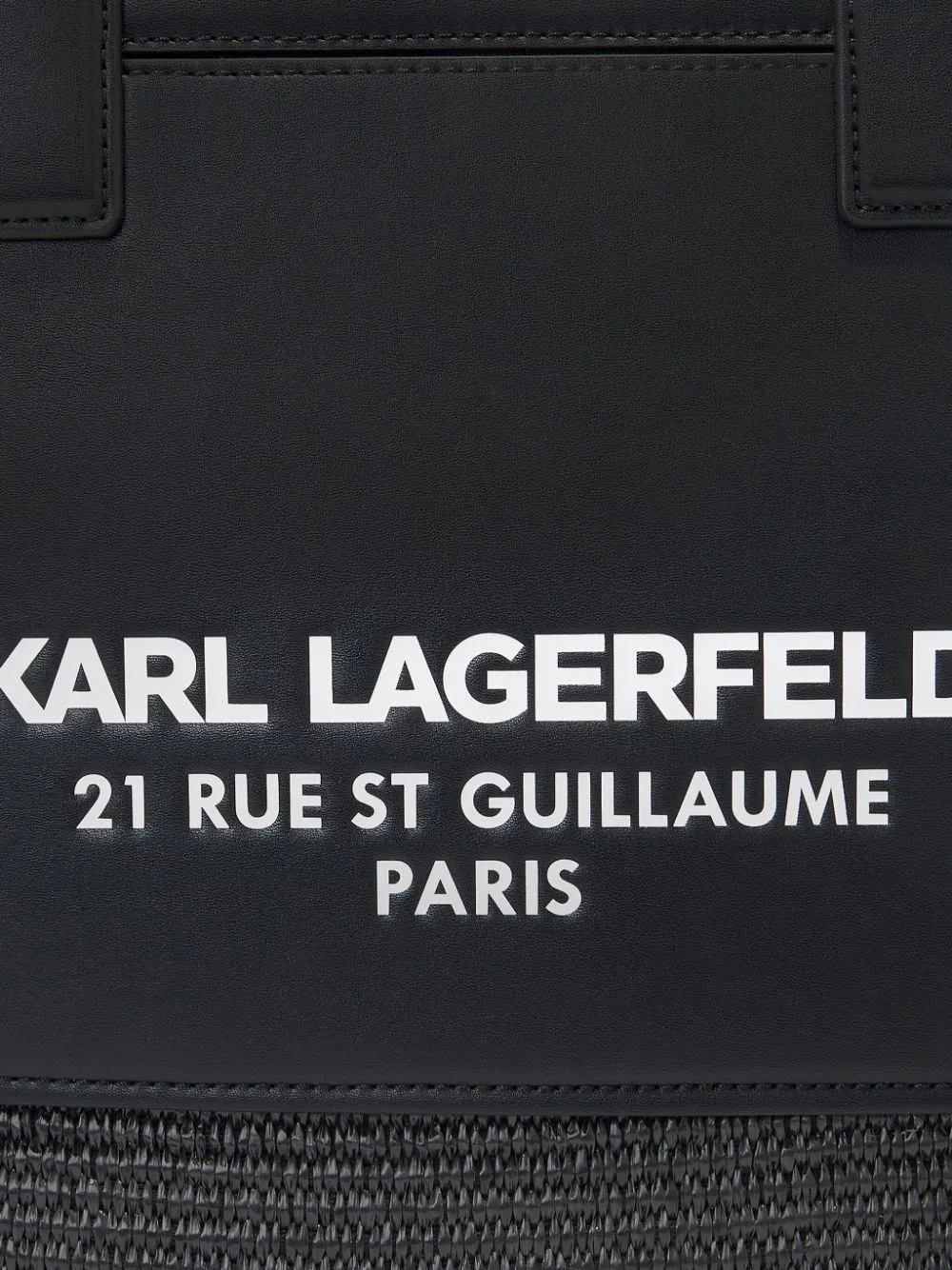 Rue St-Guillaume Raffia Tote Bag