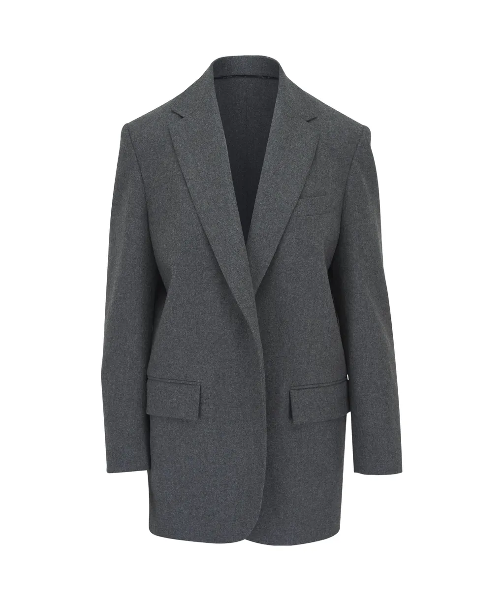 Wool-Cashmere-Blend Blazer
