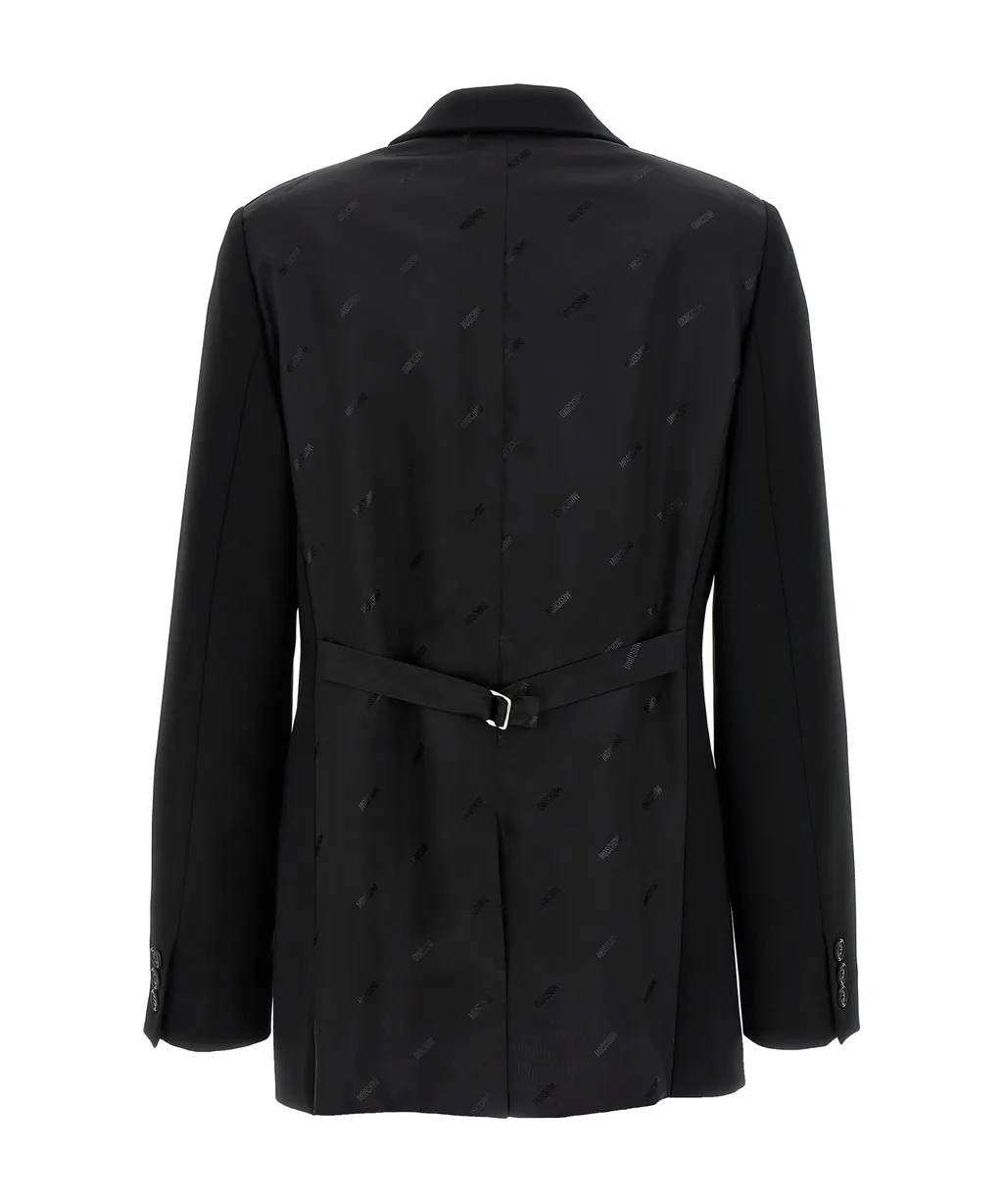 Moschino Single-Breasted Martingale Blazer