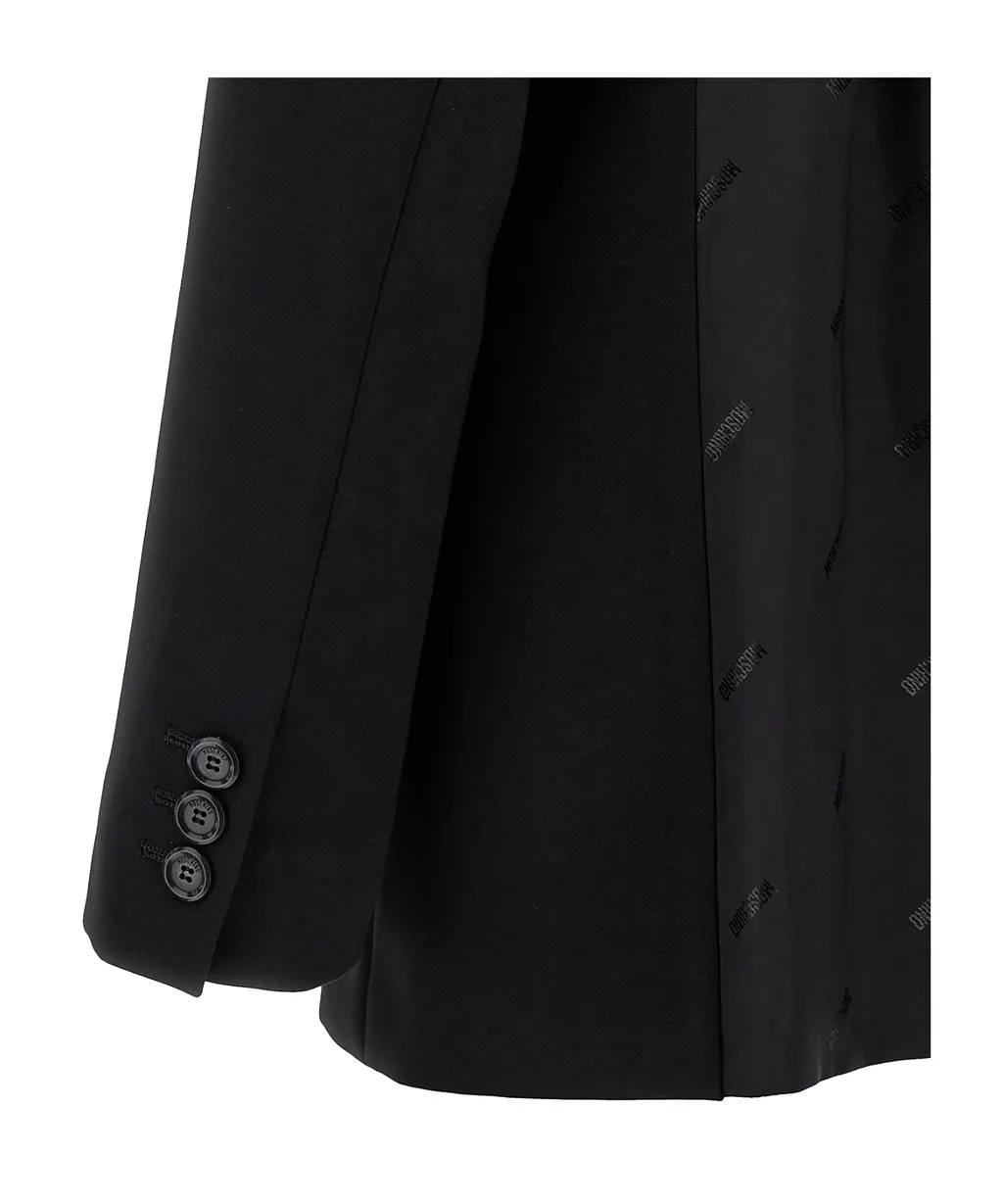Moschino Single-Breasted Martingale Blazer