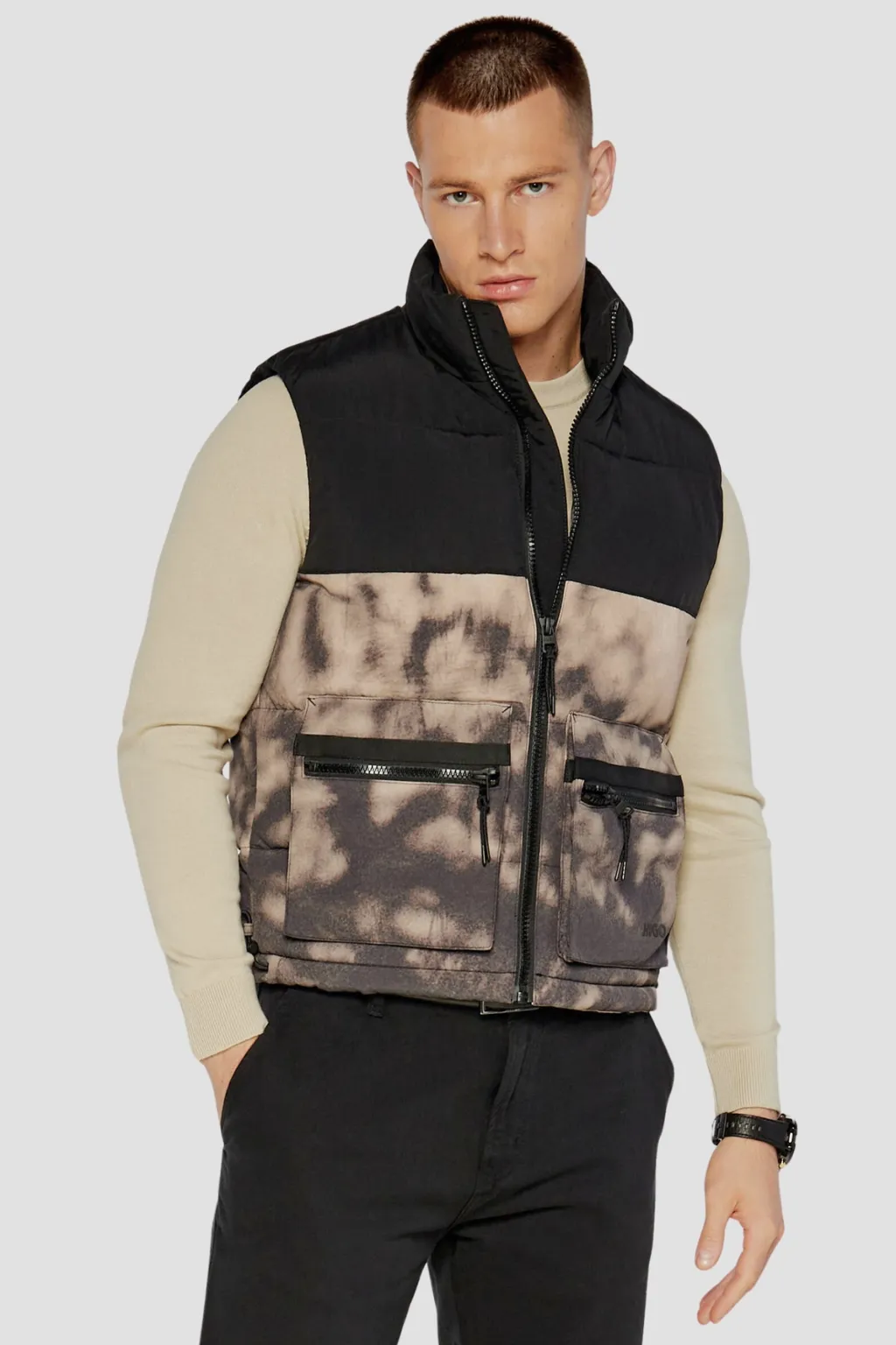 Tie-Dye Print Gilet