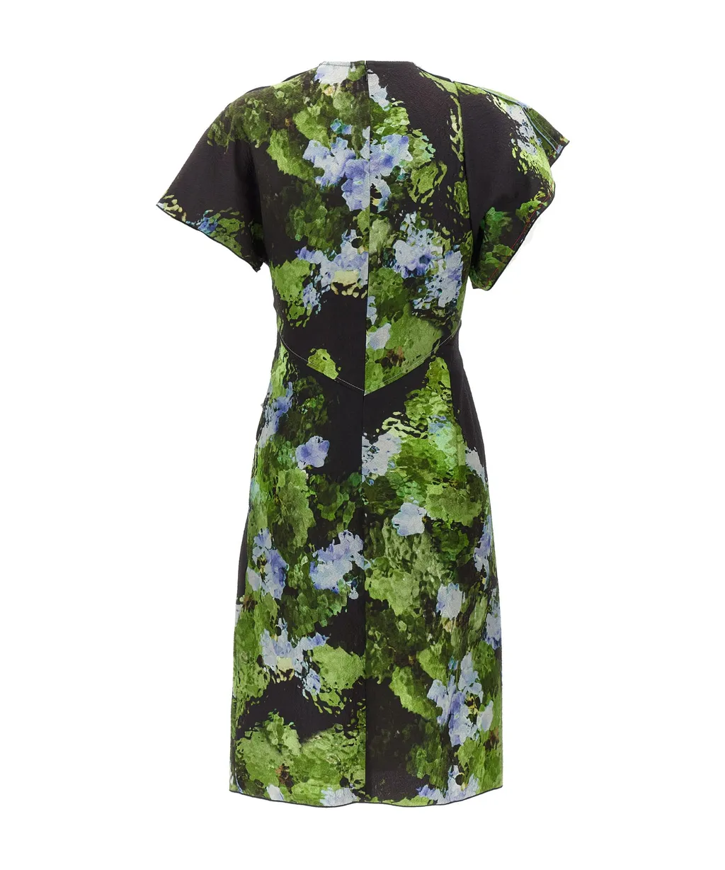 Victoria Beckham Floral Patterned Dress