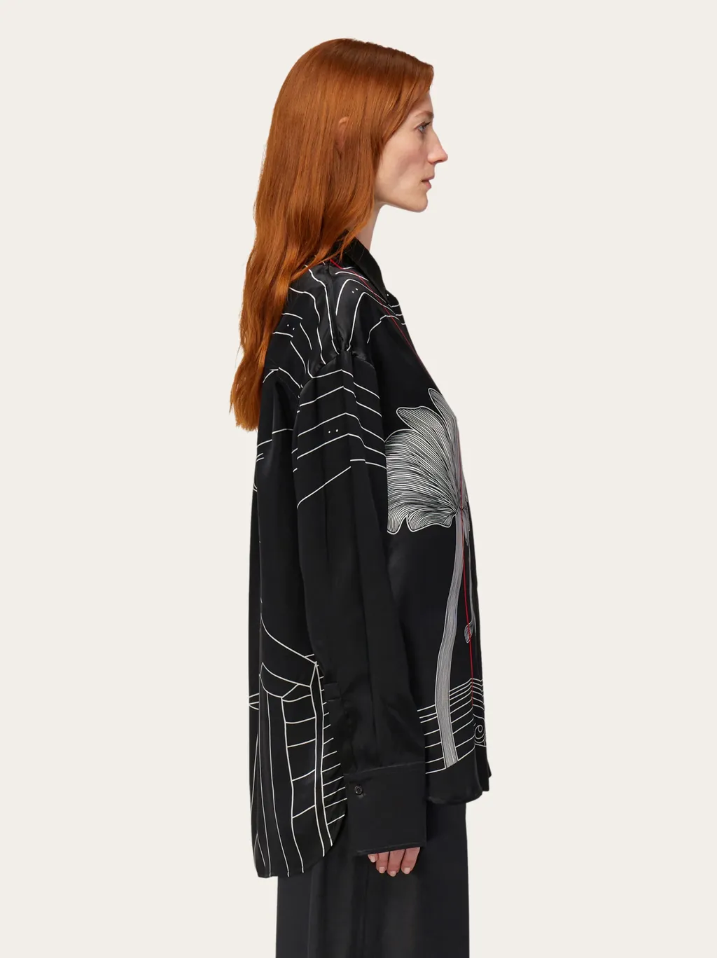 Salvatore Ferragamo Graphic Printed Shirt