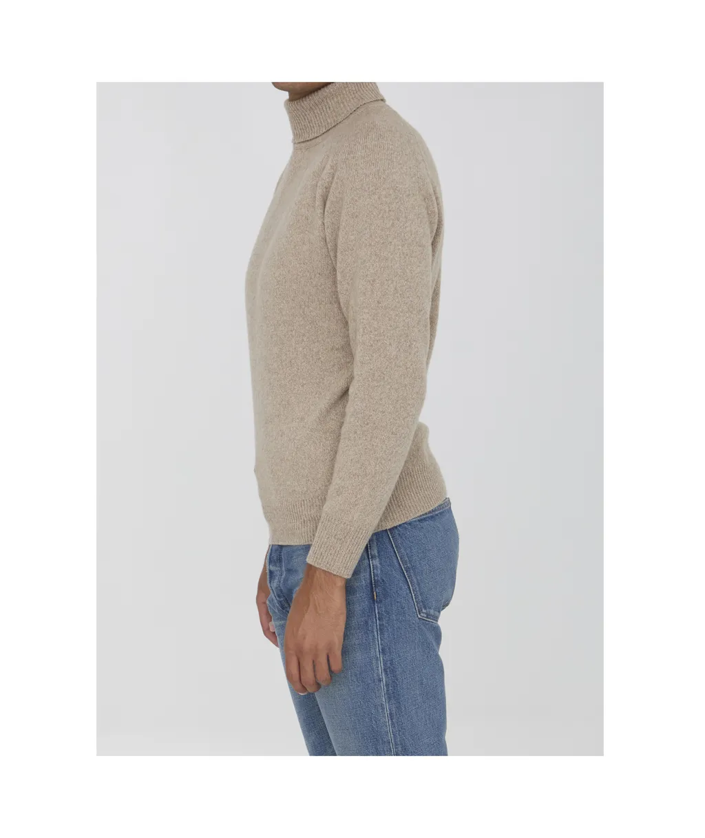 Lardini Turtleneck Ribbed-Knit Jumper