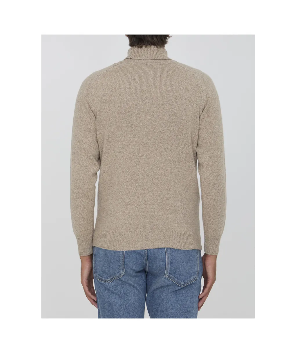 Lardini Turtleneck Ribbed-Knit Jumper