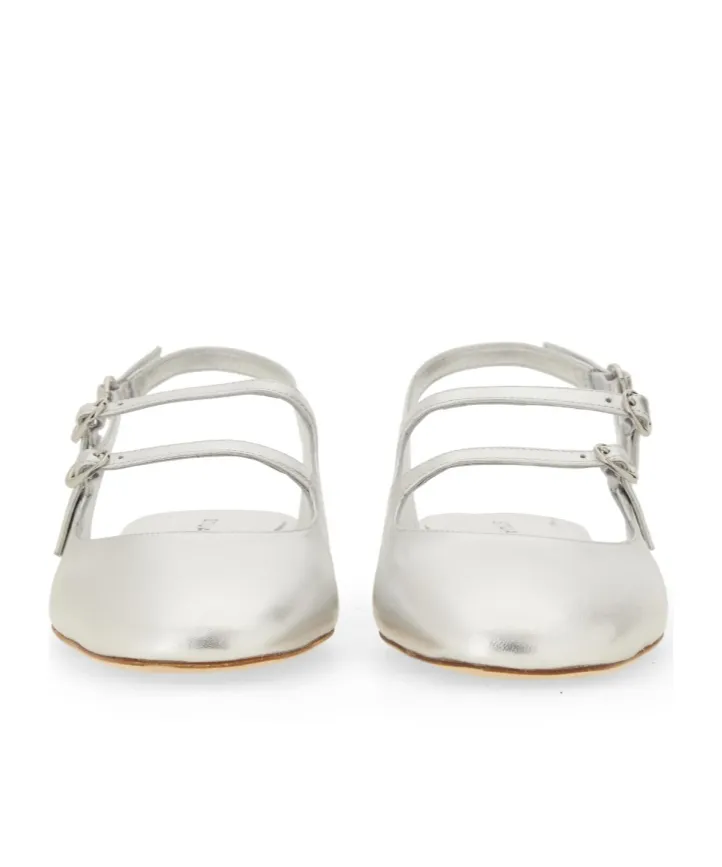 Stuart Weitzman Benni Mary Jane Slingback Flat Shoes