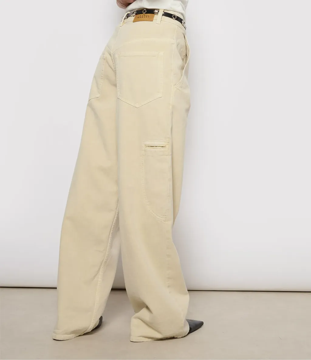 Isabel Marant Toile Solene Mid-Rise Jeans