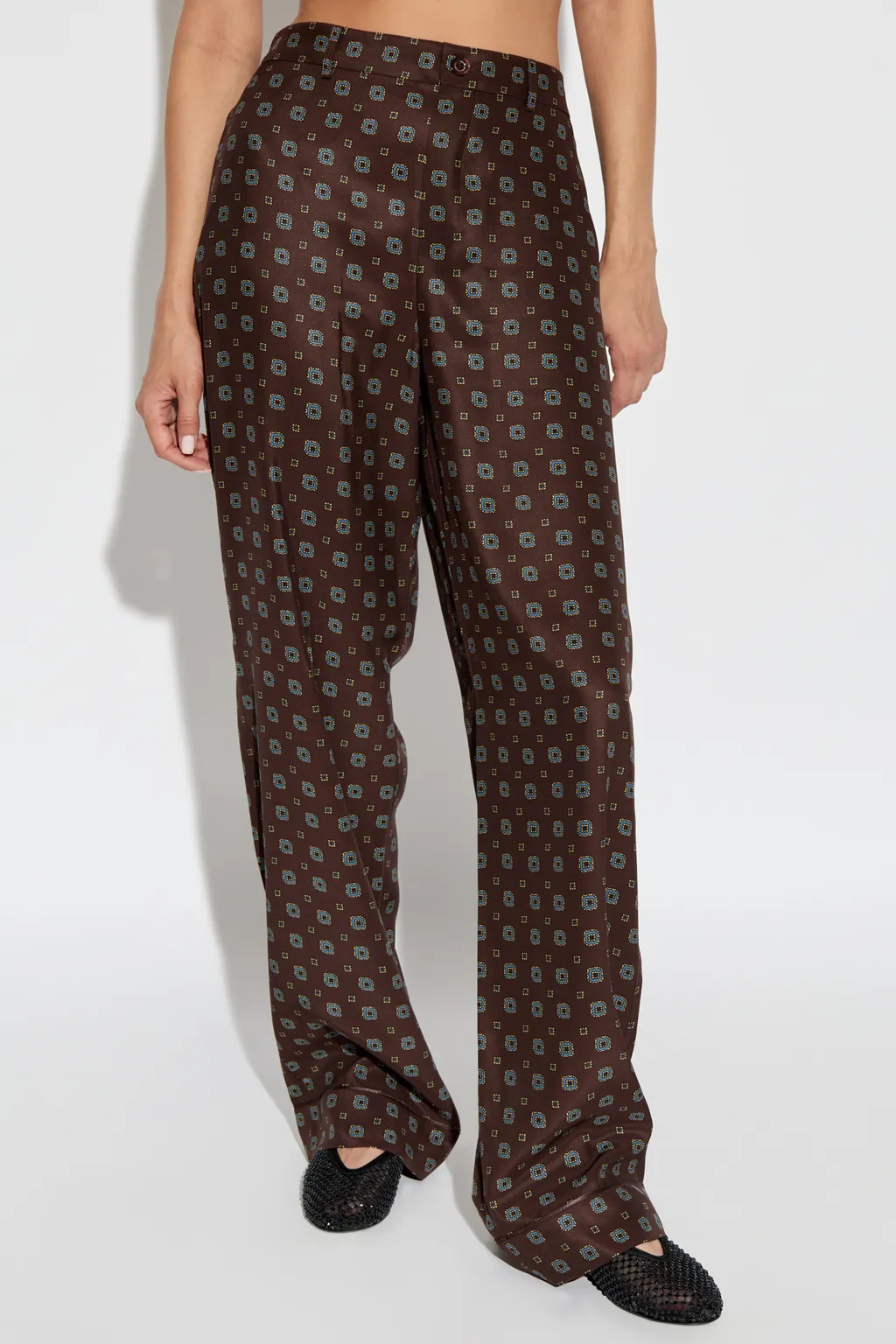 Pattern Casual Pants