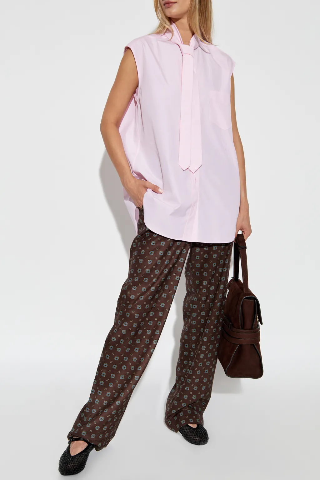 Pattern Casual Pants