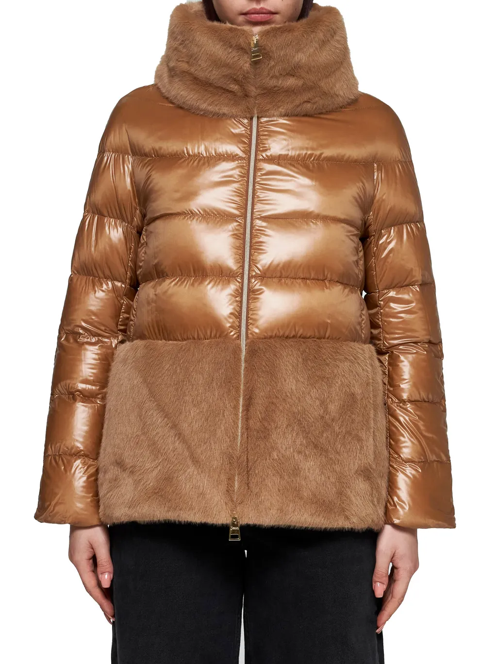 Herno High-Neck Quilted Down Jacket