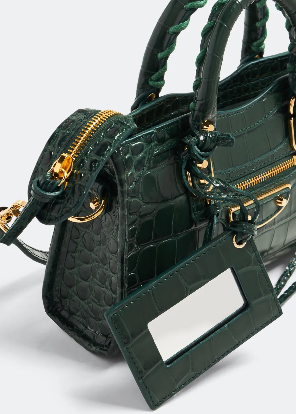 Rivet Clasp Shoulder Bag