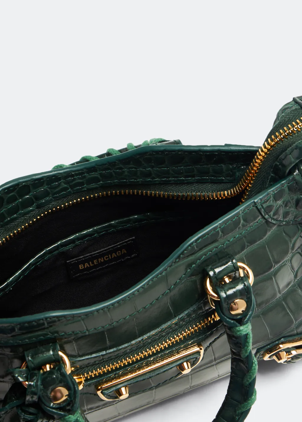Rivet Clasp Shoulder Bag