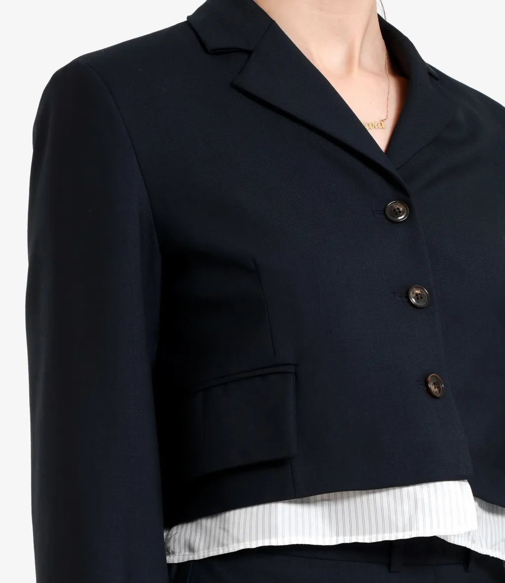 Single-Breasted Casual Jacket