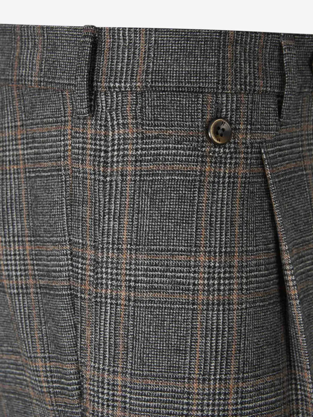 Prince Of Wales-Pattern Trousers