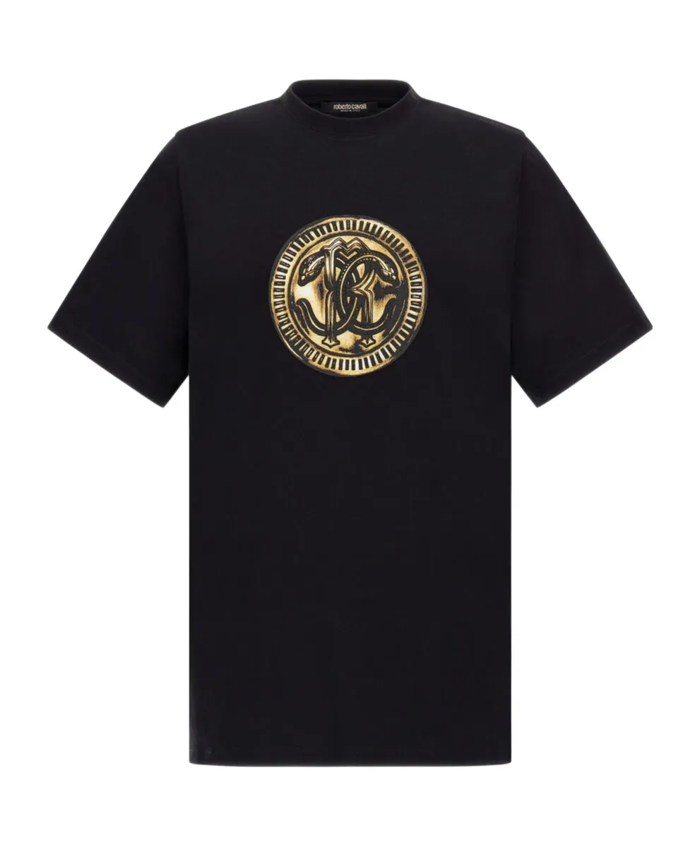 Roberto Cavalli Logo Printed T-Shirt