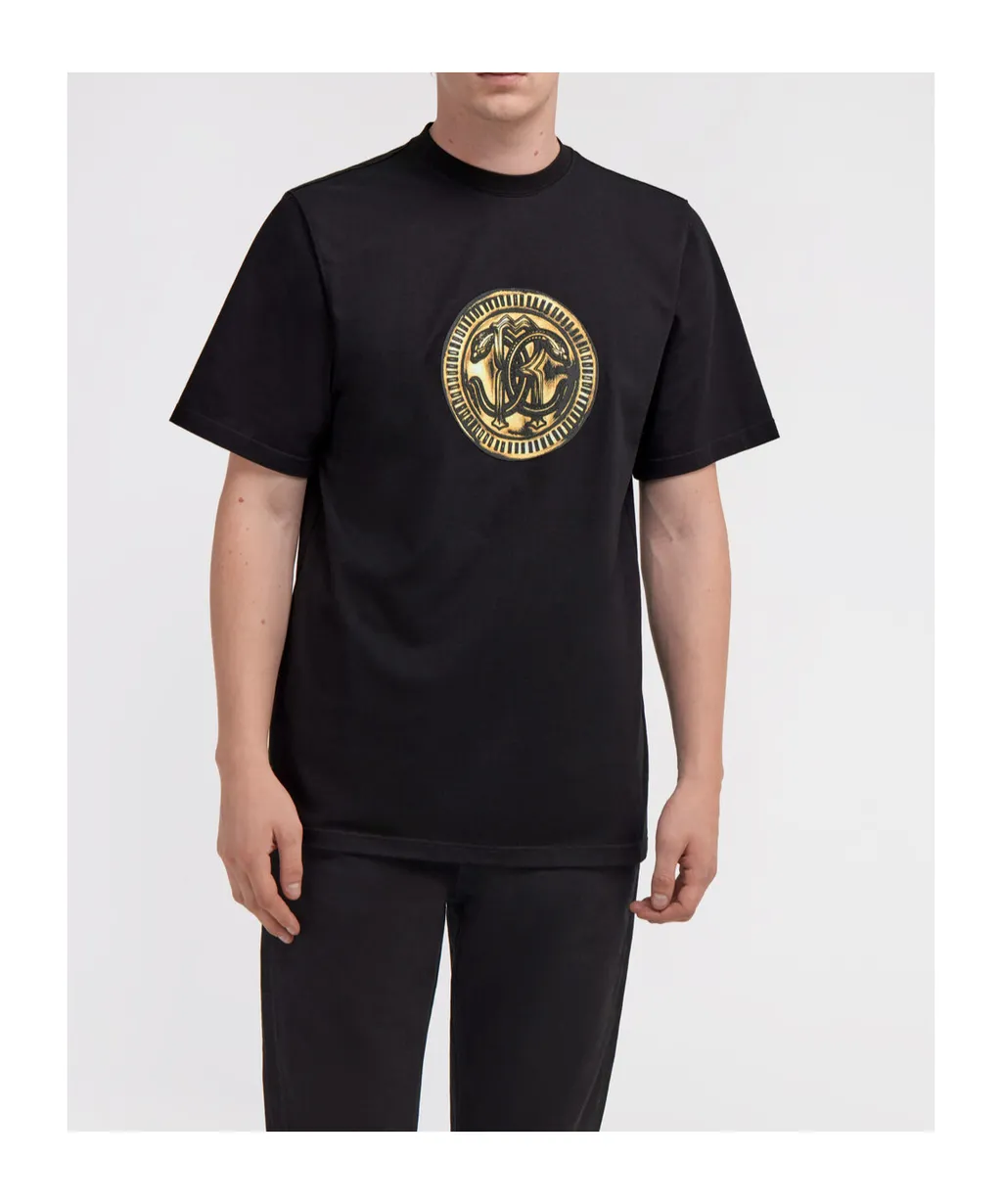 Roberto Cavalli Logo Printed T-Shirt