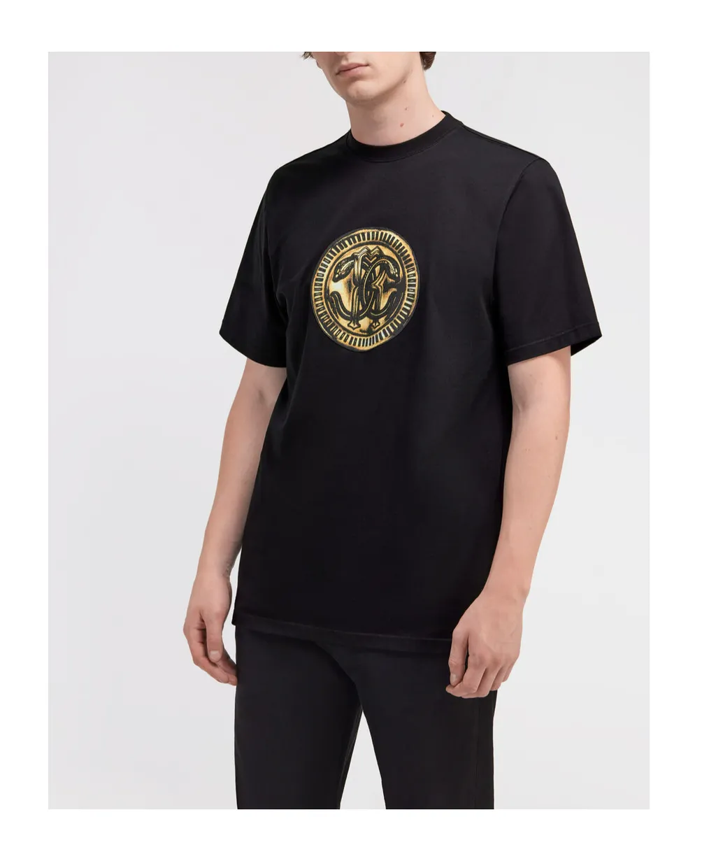 Roberto Cavalli Logo Printed T-Shirt