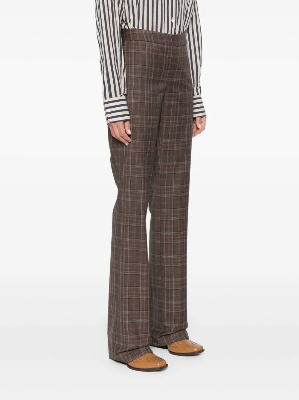 Checked Casual Pants