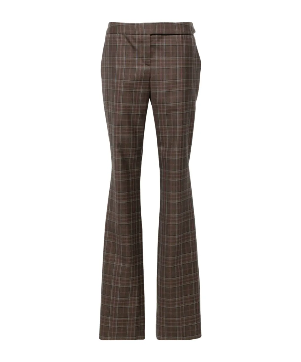 Checked Casual Pants