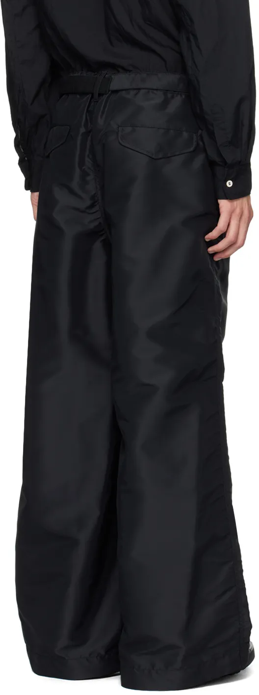 Sacai Straight Leg Twill Pants