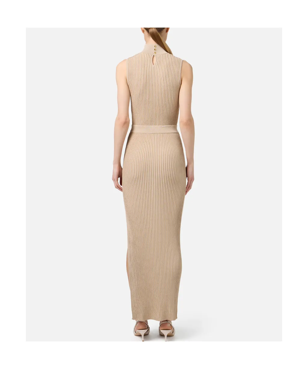 Rib Mid-Length Dress