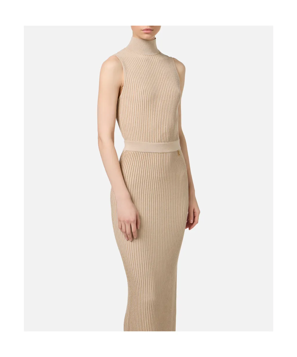 Rib Mid-Length Dress