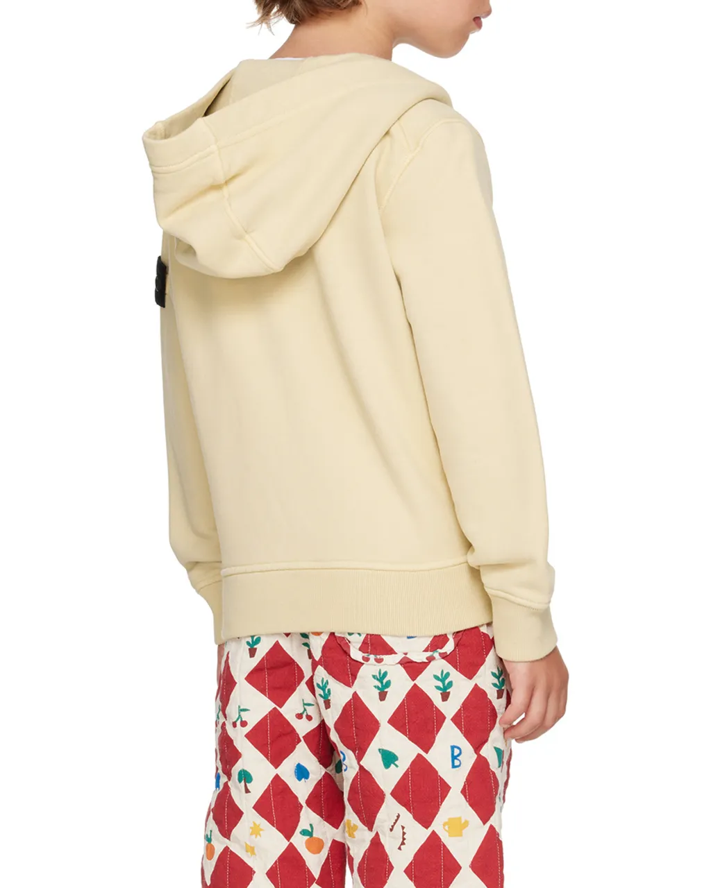 Zippered Hooded Sweatshirt