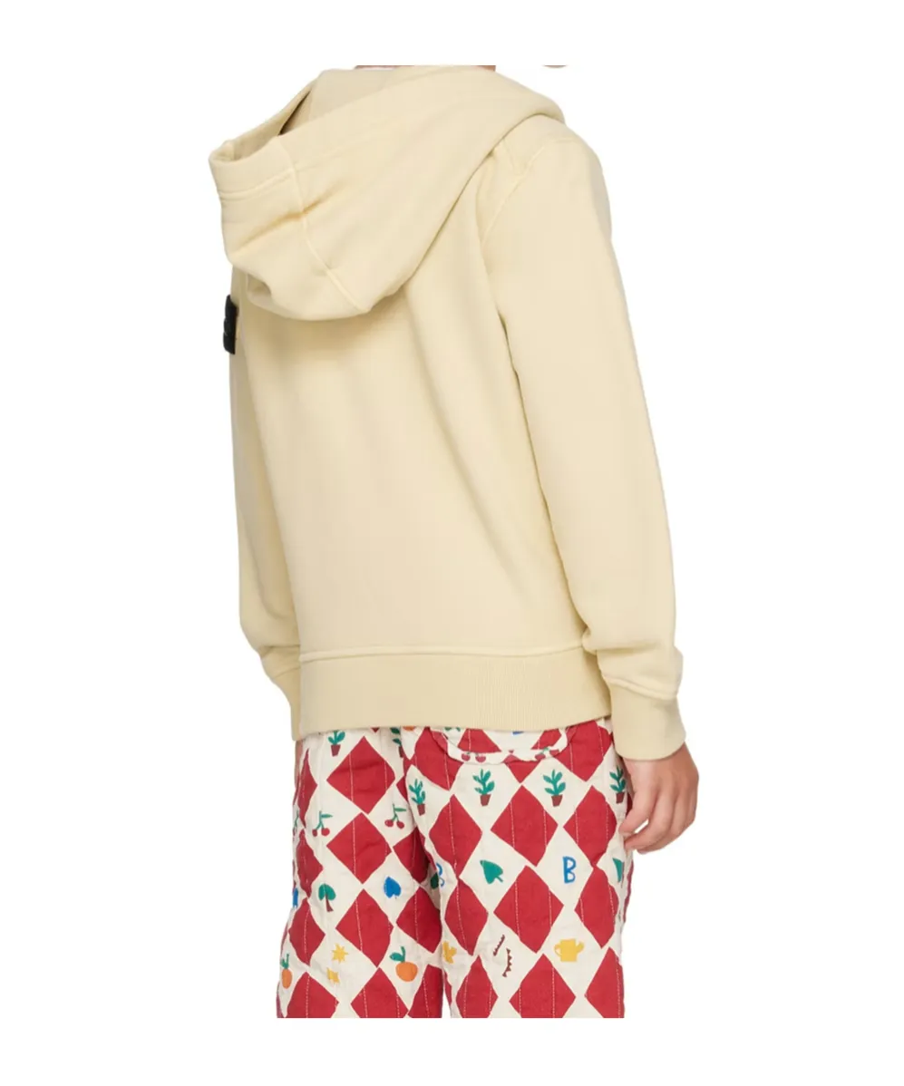 Zippered Hooded Sweatshirt