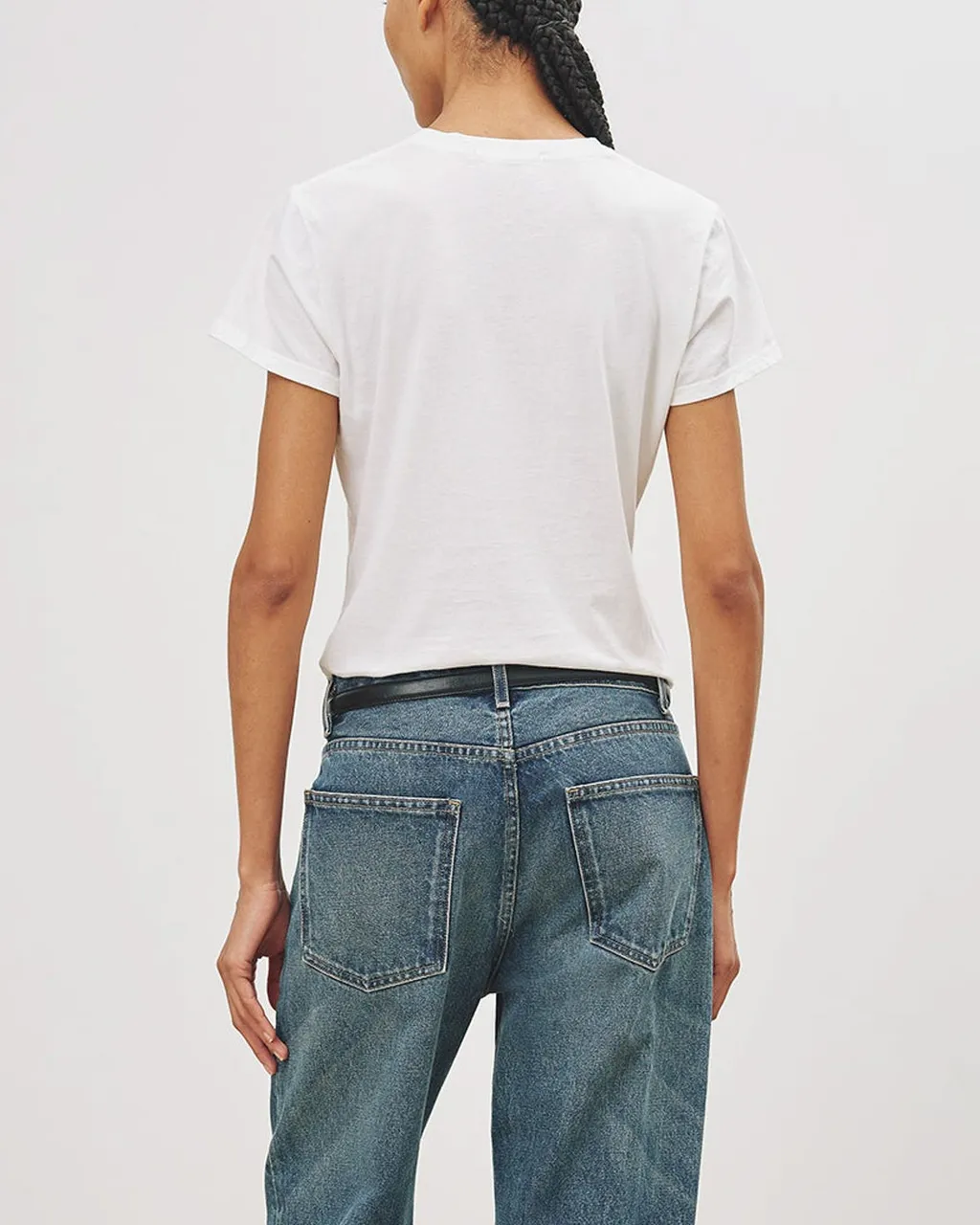 Open-Necked Black Shirt
