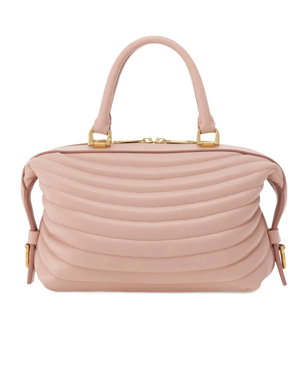 Quilted Bowling Shoulder Bag