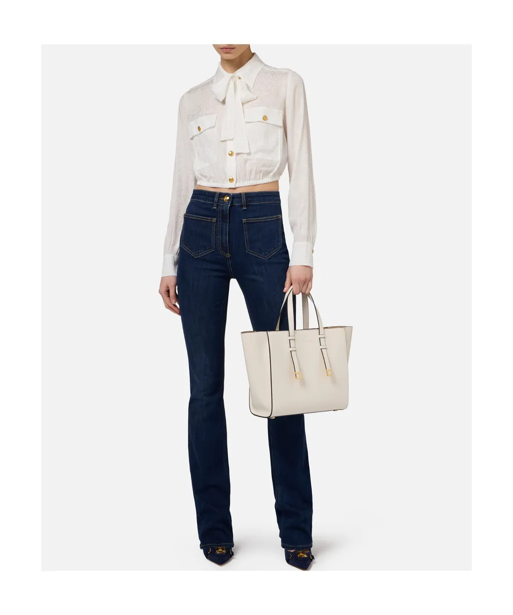 Match It With A Scarf And A Short Shirt