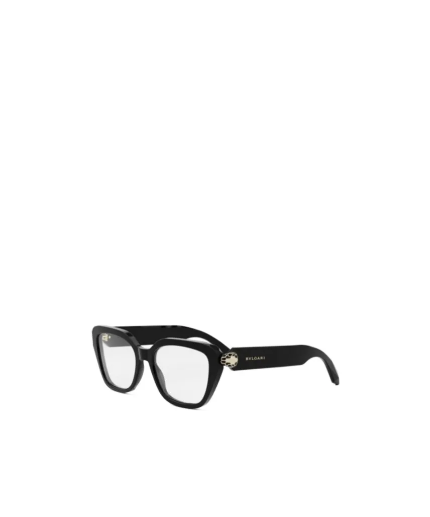 Bulgari Geometric Frame Glasses