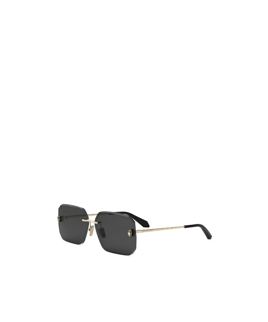 Bulgari Rectangular Frame Sunglasses