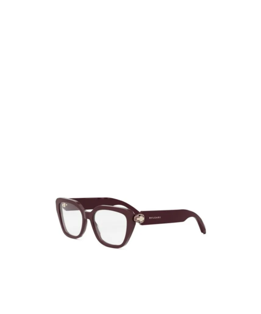 Bulgari Geometric Frame Glasses