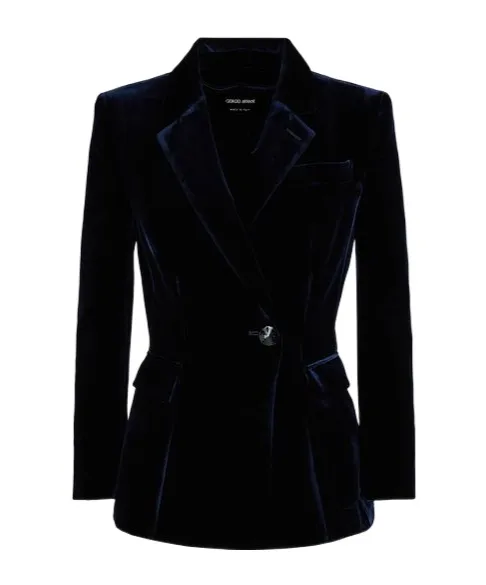 Giorgio Armani Tailored Velvet Blazer