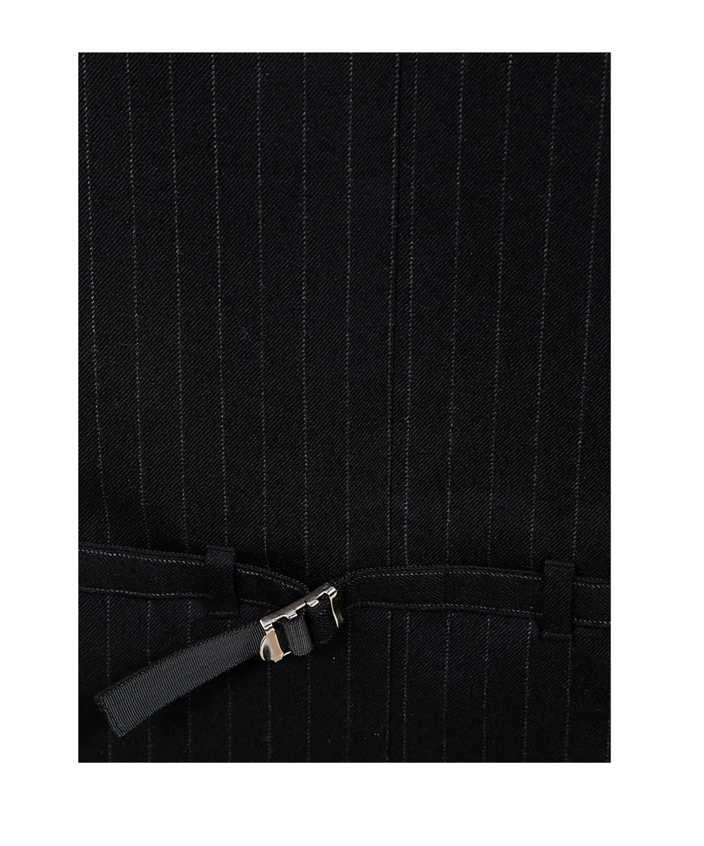 Sacai Striped Belted Pants