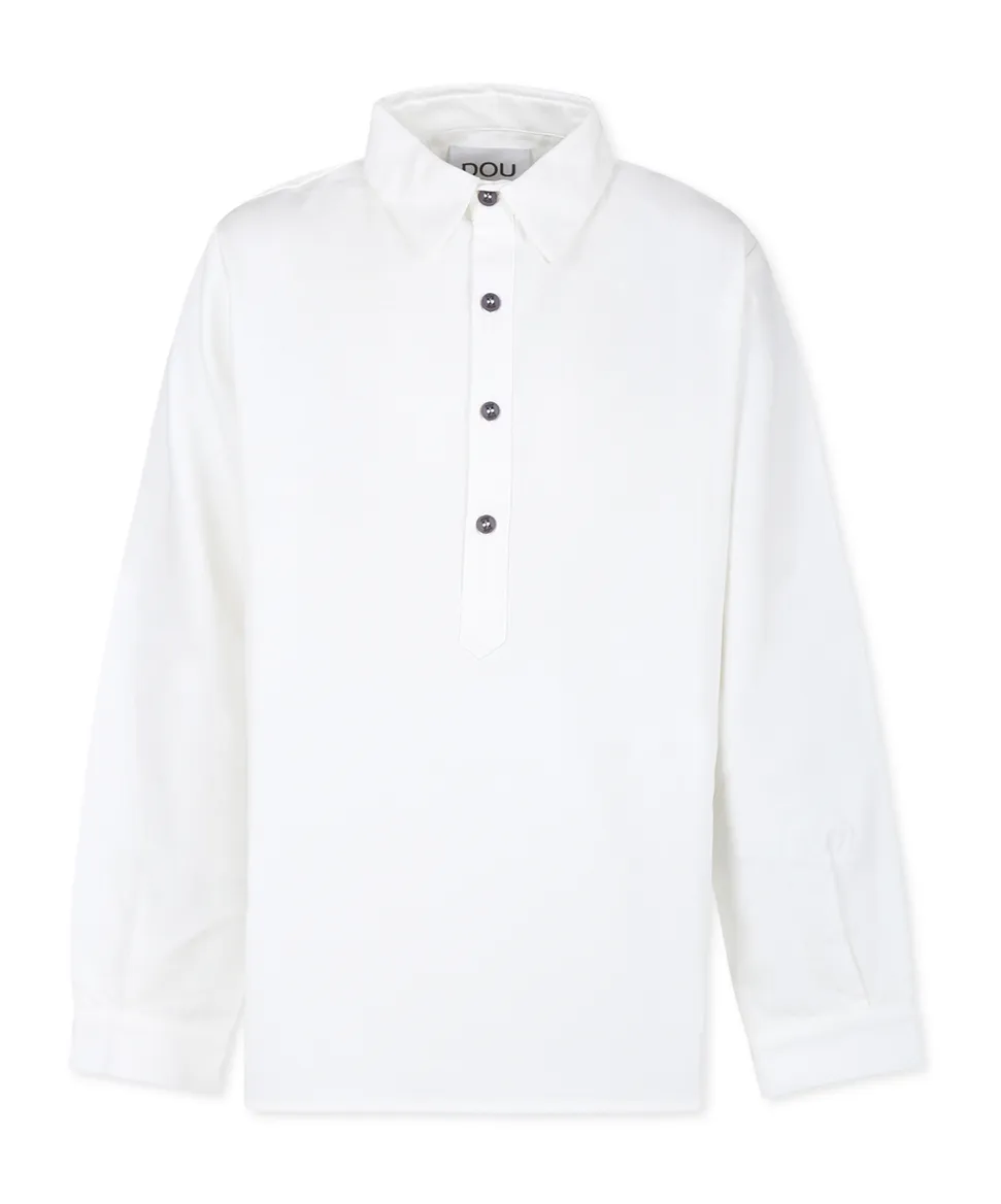 Buttoned Long-Sleeve Shirt