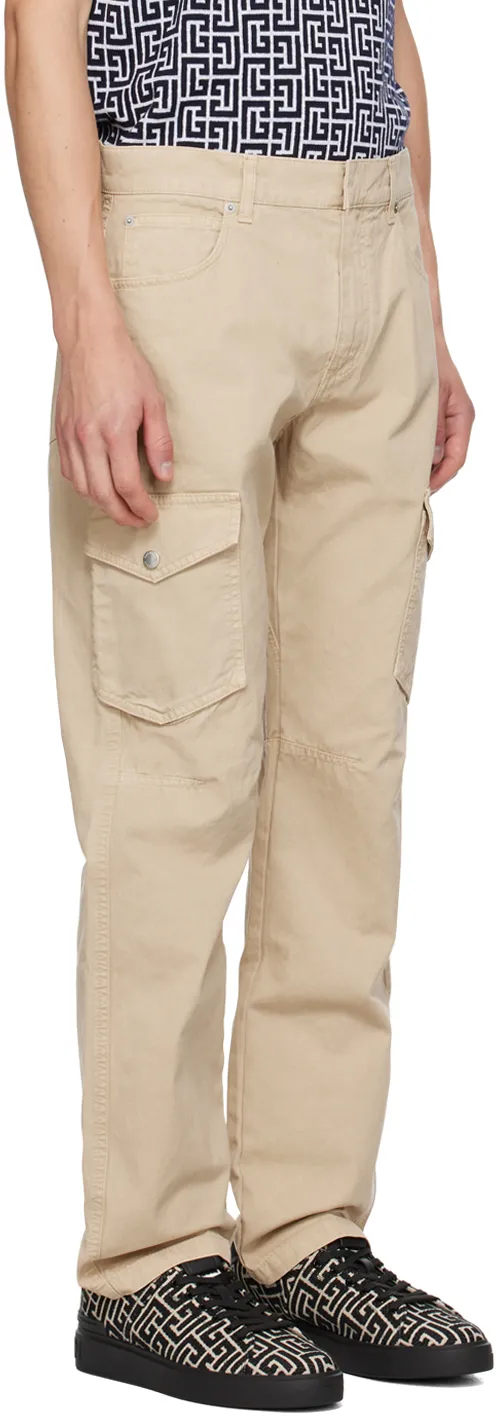 Balmain Pocket Detailed Tapered Leg Trousers