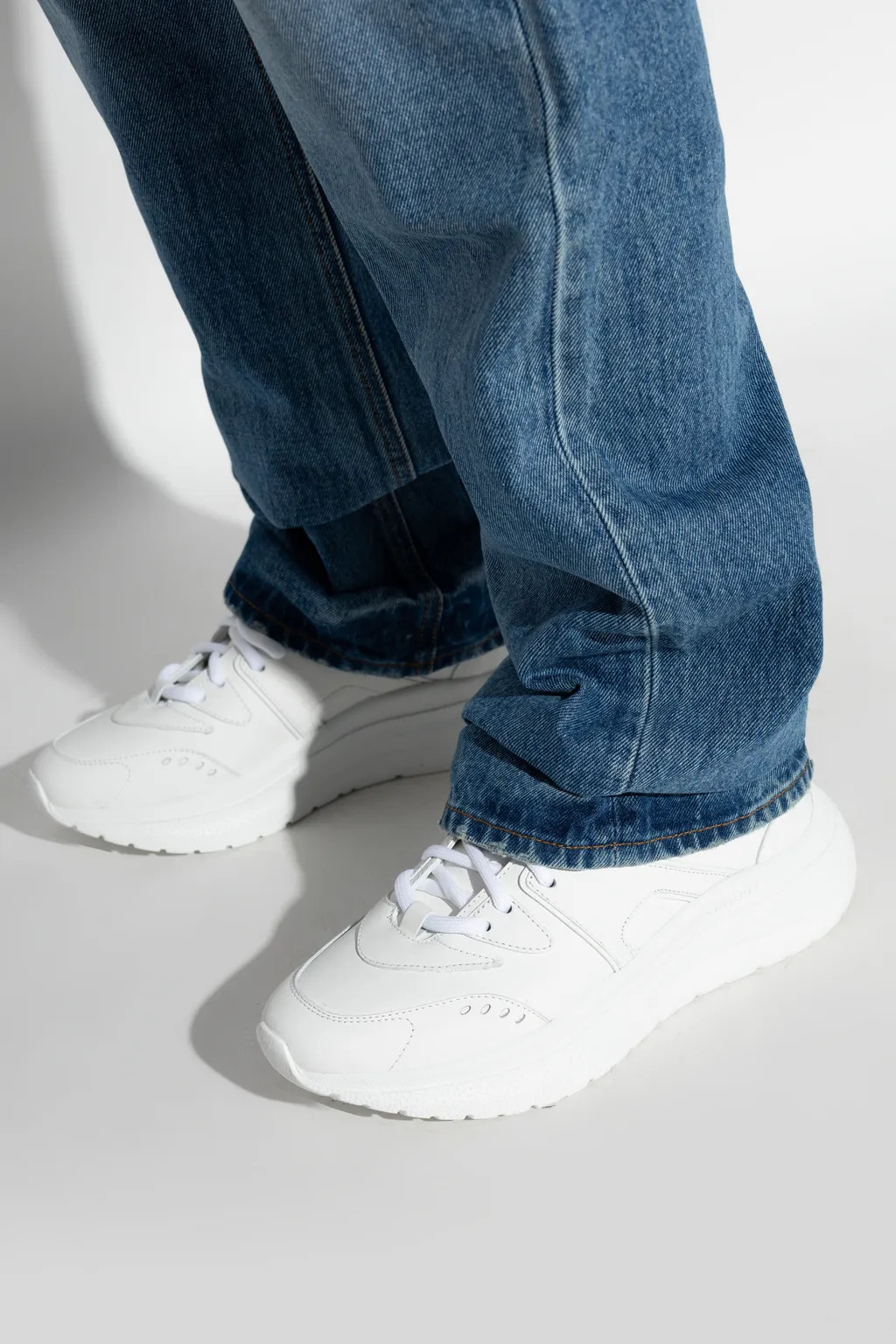 Casadei Mia Mantis Lace-Up Sneakers