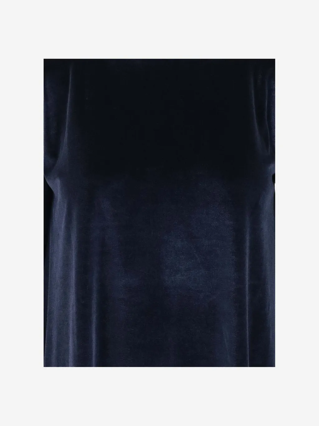 Stephan Janson Asymmetric Velvet Top