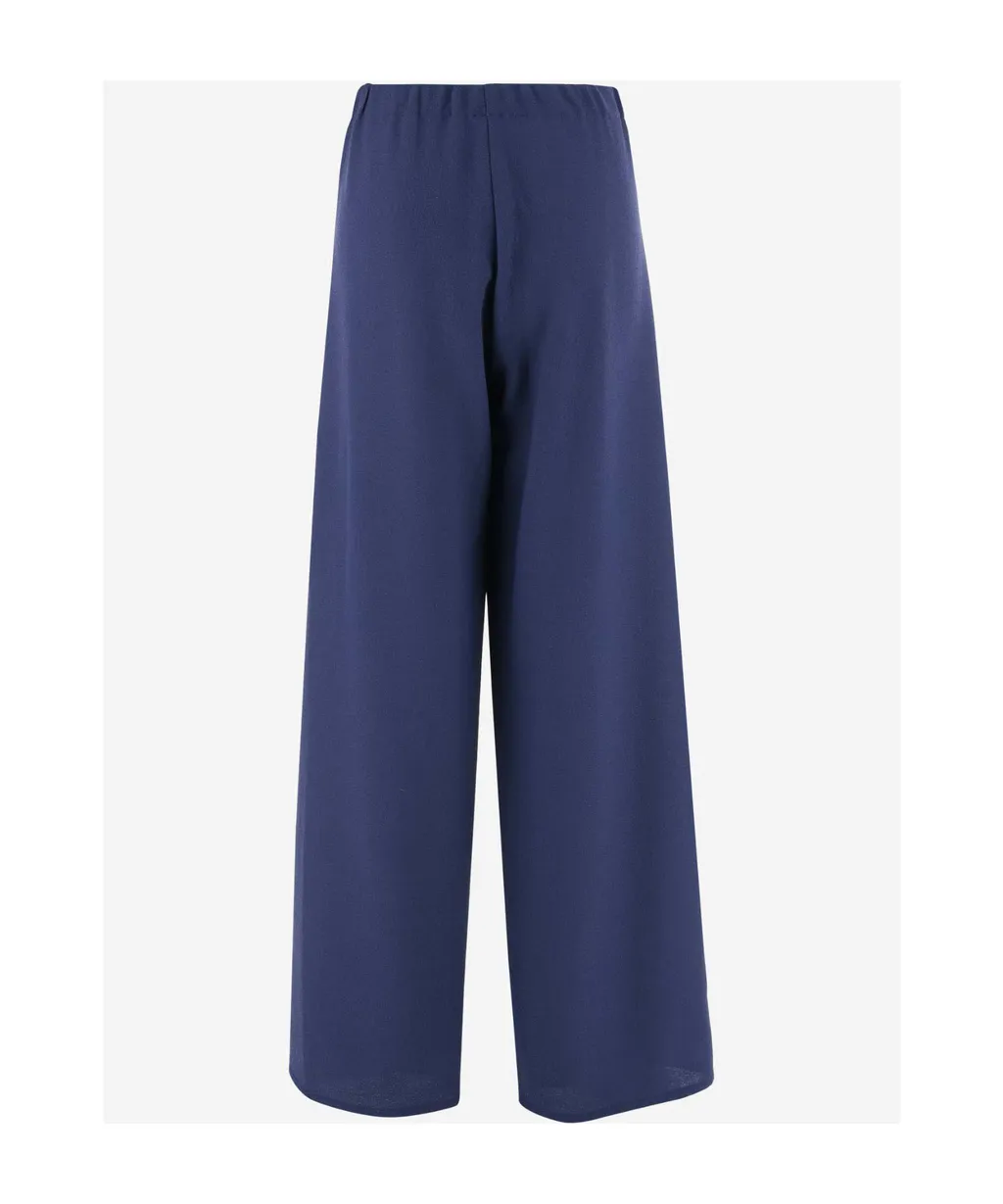 Stephan Janson Wool Straight-Leg Pants