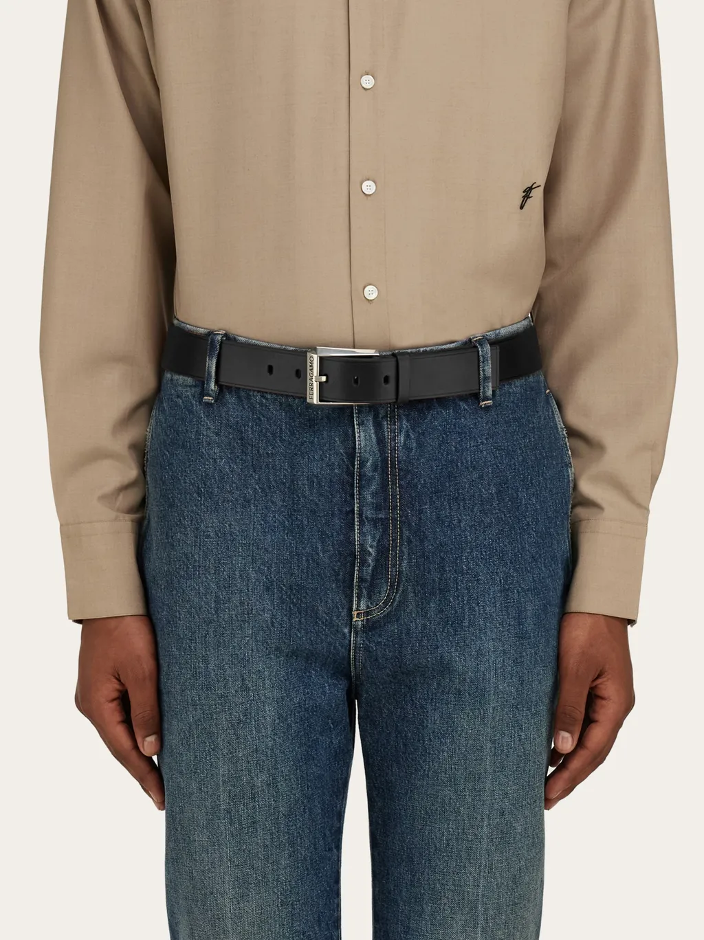 Logo Buckle Belt