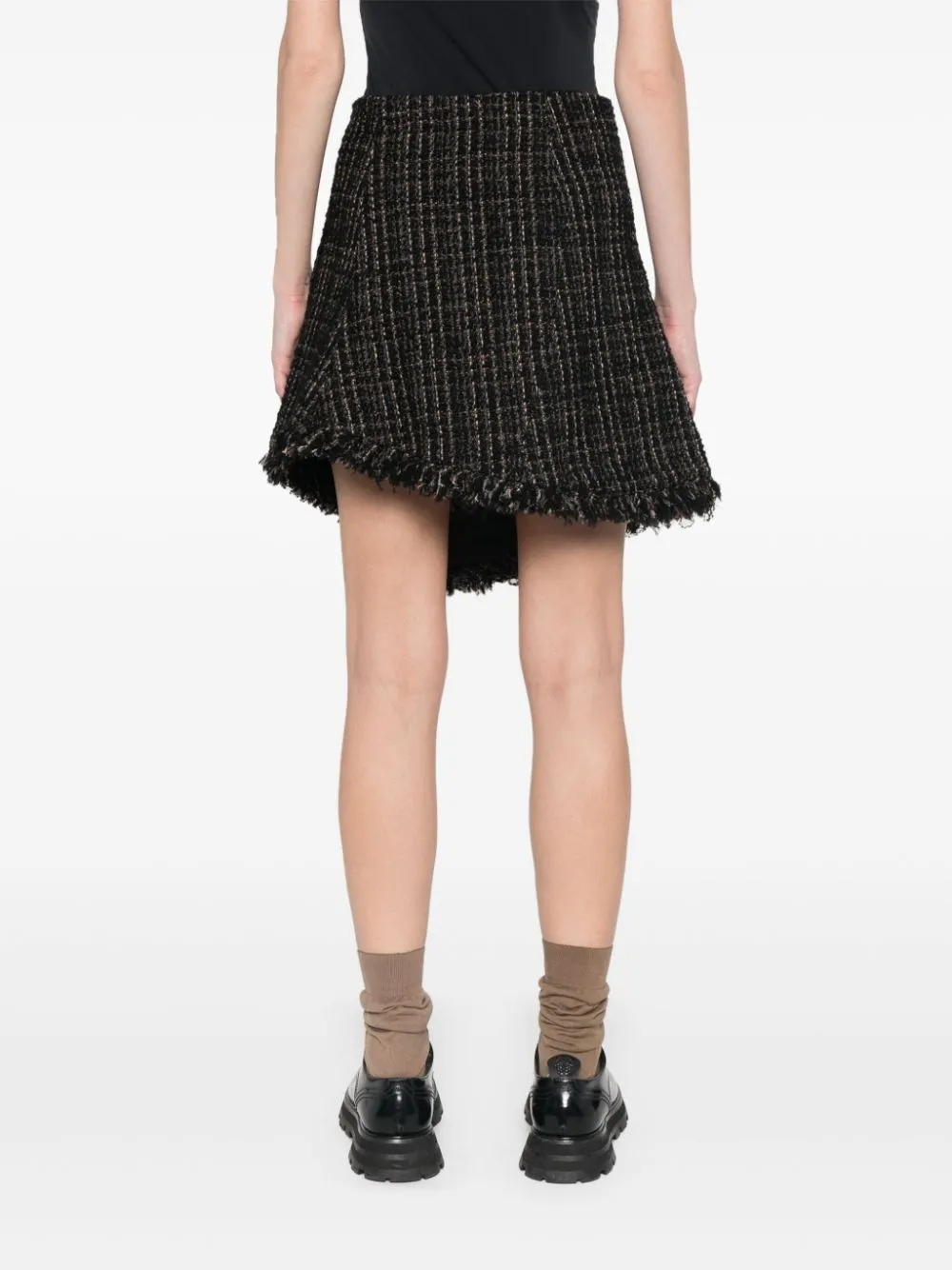Asymmetric Mini Skirt